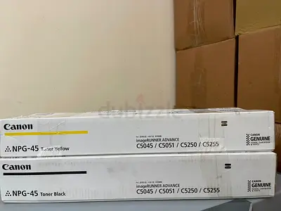 Canon NPG-45 Genuine Toner Cartridge Set - Sealed Boxes