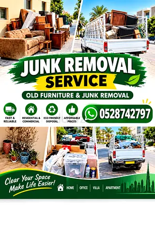 Junk Removal & Waste Collection Service in Dubai