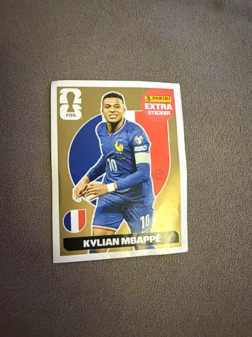 Panini FIFA Sticker Kylian Mbappé - France (Rare Insert)