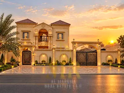 Luxury Villa for Sale in Al Rawda 3, Ajman | 10,000 sq ft Land | 7 Master Bedrooms | Freehold for All Nationalities | Bank Financing Available