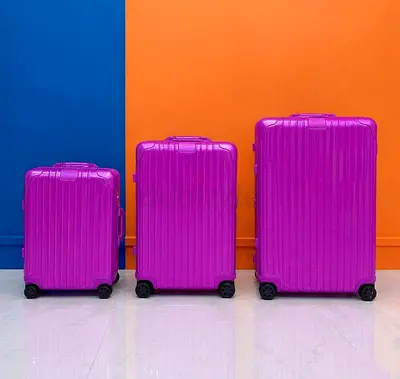 RIMOWA PURPLE SUITCASE SET