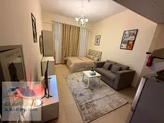 Studio for monthly rent in Al Yasmeen Towers, opposite City Centre – Al Jurf 2. A spacious, fully 