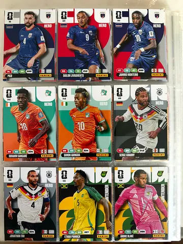 Panini World Cup 2026 Football Cards Collection - 9 Cards in Sleeve