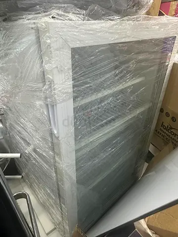 Used glass-front display refrigerator / merchandiser - wrapped, working condition