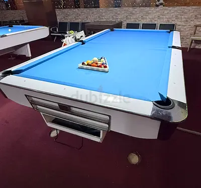 9 feet marble slate top,return ball pool billiards table is for sale