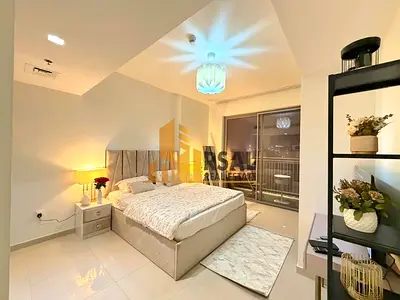 Luxury Full Furnished Studio With Balcony GYM Pooll Parking