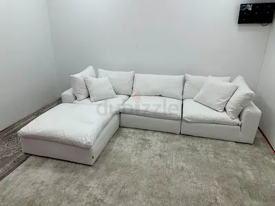 Perfect condition marina home luscious white sofa