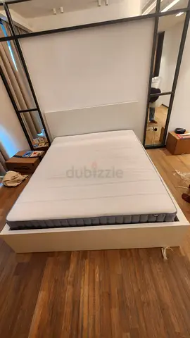 Ikea Queen size bed with mattress available in perfect condition