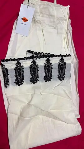 New Embroidered cotton trousers khaadi