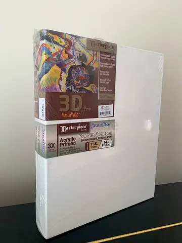 12x15" Masterpiece 3D Pro Sausalito Stretched Canvas 2-1/2" deep Unopened