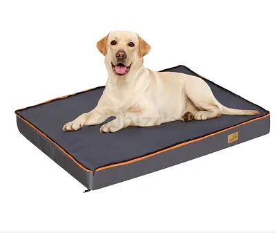 Orthopedic Memory Foam Large Dog Bed XL - Water Resistant, Removable Cover