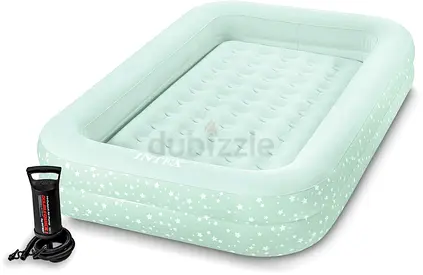 Intex Kidz Travel Bed with Hand Pump, Beige