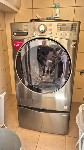 LG 20 kg washer and 9 kg dryer 2 in one new model slightly used with baby washer