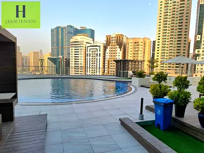 LAVISH 2bedroom | balcony |gym Swimming pool free
