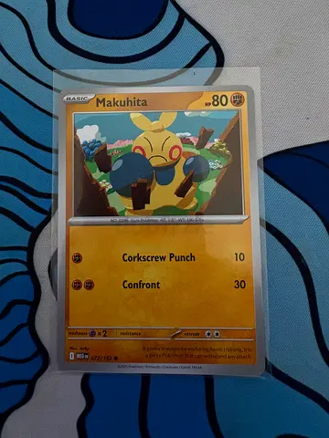 Makuhita Pokemon card