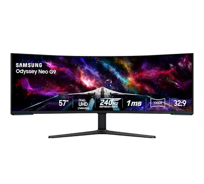 Samsung Odyssey G9 ultrawide monitor 57 inch