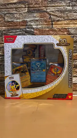 30th Annivesary pokemon TCG poster collection