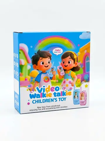 Smart Video Walkie-Talkie Children's Toy Set with Screen