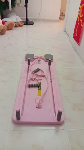 Compact Pink Home Stepper with Resistance Bands - Light Use