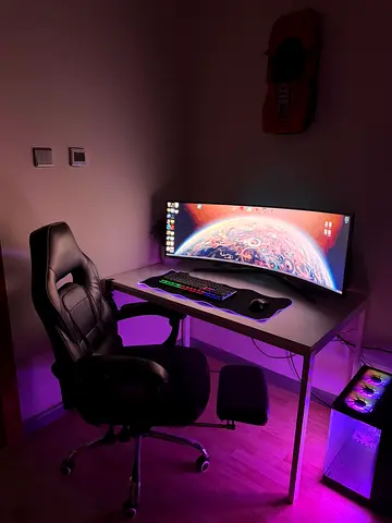 Full Gaming Setup – i5-14400F RTX 5060 Ti PC + Samsung Odyssey G9 49" + HyperX Headset + Chair