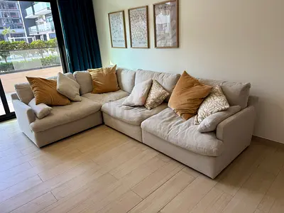 Feather 🪶 filled Home centre sofa