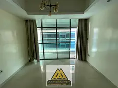2BR apartment in Ghalfa Tower, master bedrooms, 3 baths, balcony, built-in wardrobes, free garden & 