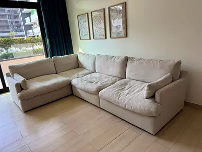 As Like New Condition ___home centre Swin Feather filled sofa