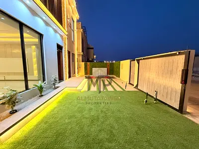 Luxury villa with a swimming pool for sale in Al Helio 1 – Ajman | 5 master bedrooms + rooftop | Pr