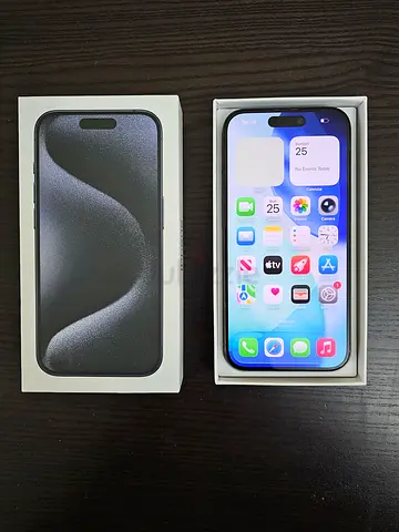 IPhone 15 pro 512Gb with box LLA dual esim battery 87% cycle 608 Condition 10/10