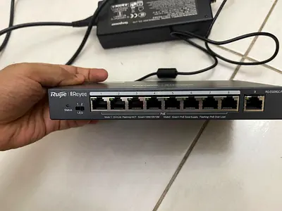 Ruijie Reyee RG-ES209GC-P 9-Port Gigabit PoE+ Managed Network Switch (Used) - Perfect Condition
