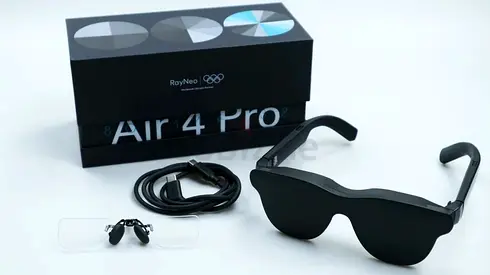 RayNeo Air 4 Pro AR Glasses – 201” Virtual Screen