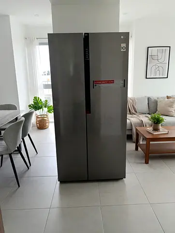 LG Side-by-Side Stainless Steel Refrigerator - Excellent Condition