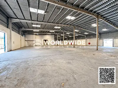 38,000 Sqft Warehouse with Labor Rooms and 150kW Power for Rent in Ajman Industrial Area 1