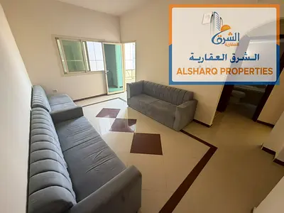 second row from Ajman Corniche , Spacious 1 Bedroom + Living , Balcony with a beautiful view