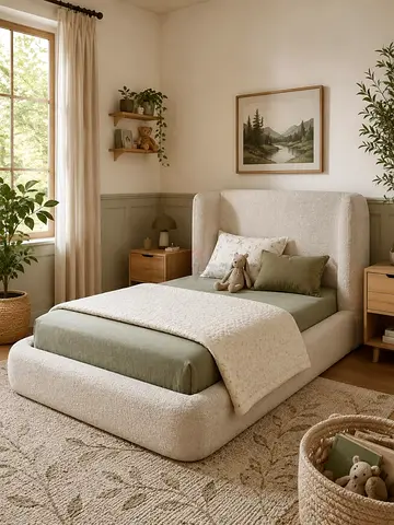 New stylish cozy 120*200 single size luxury bed