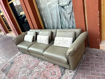 Leather Three seater sofa