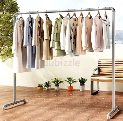 Single Stand Stainless Steel Garment / Clothes Rack