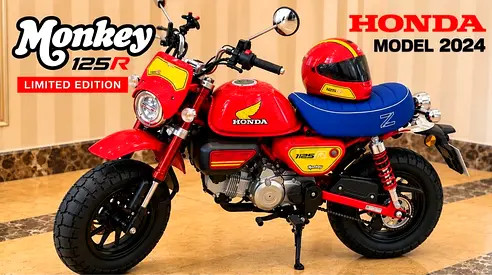 Honda Monkey 125R Limited Edition – 2024 \| Only 523 km