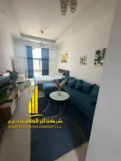 ✨ A premium studio available for monthly rent in Al Rashidiya 1, located behind Nesto and next to 