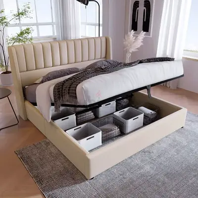 Brand New off white colur 180*200 King size bed.