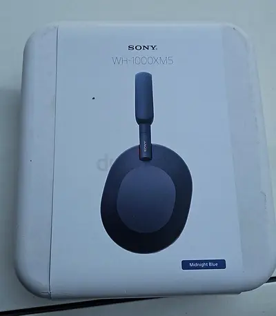 Sony WH-1000XM5 Wireless Noise Cancelling Headphones - Midnight Blue (Boxed)
