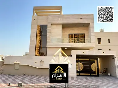 Modern two-story villa with a roof terrace; custom-finished, featuring central air conditioning. Available for freehold ownership, with registration f