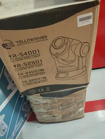 2 x DMX YellowRiver Moving Head Spot Light (New in Box) - YR-54001 series