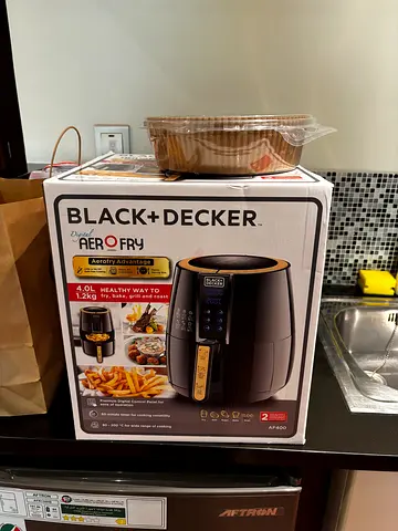 Black+Decker AeroFry Air Fryer brand new / without box / unused - 4L