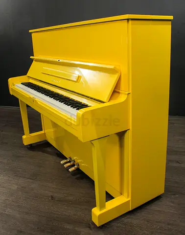 Yamaha Piano in Custom Lemon Yellow