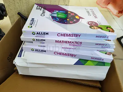 Set of Allen JEE Physics,Chemistry & Mathematics Module Books (Class 11) excellent condition. 11+12