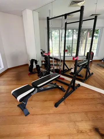 Adidas Home Gym Set – Squat Power Rack, Pull-Up Bar & Adjustable Bench