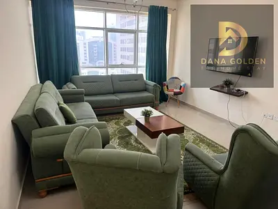 Furnished 2 Bedroom | High Floor with Balcony & Main Road View in Al Taawun