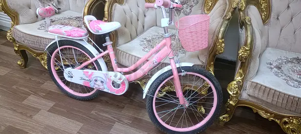 Pink 20-inch Children's Bike with Basket - Good Condition