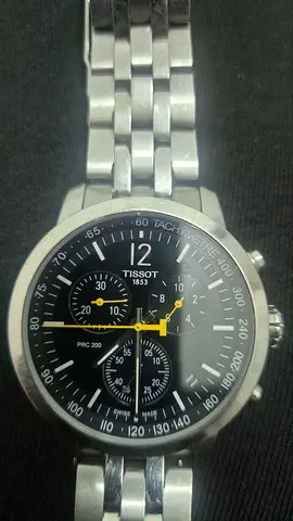 Beautiful Tissot PRC 200 Men's Stainless Steel Chronograph Watch